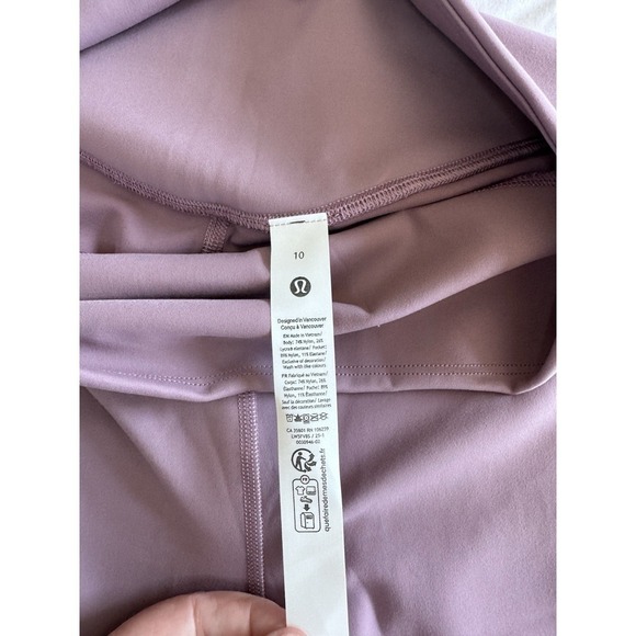 New Lululemon Size 10 Wunder Under SmoothCover High-Rise Tight 25" Lavender Lux - Picture 5 of 11